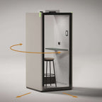 Spix Office Phone Booth by Nowy Styl 100cm W 100cm D 223cm H