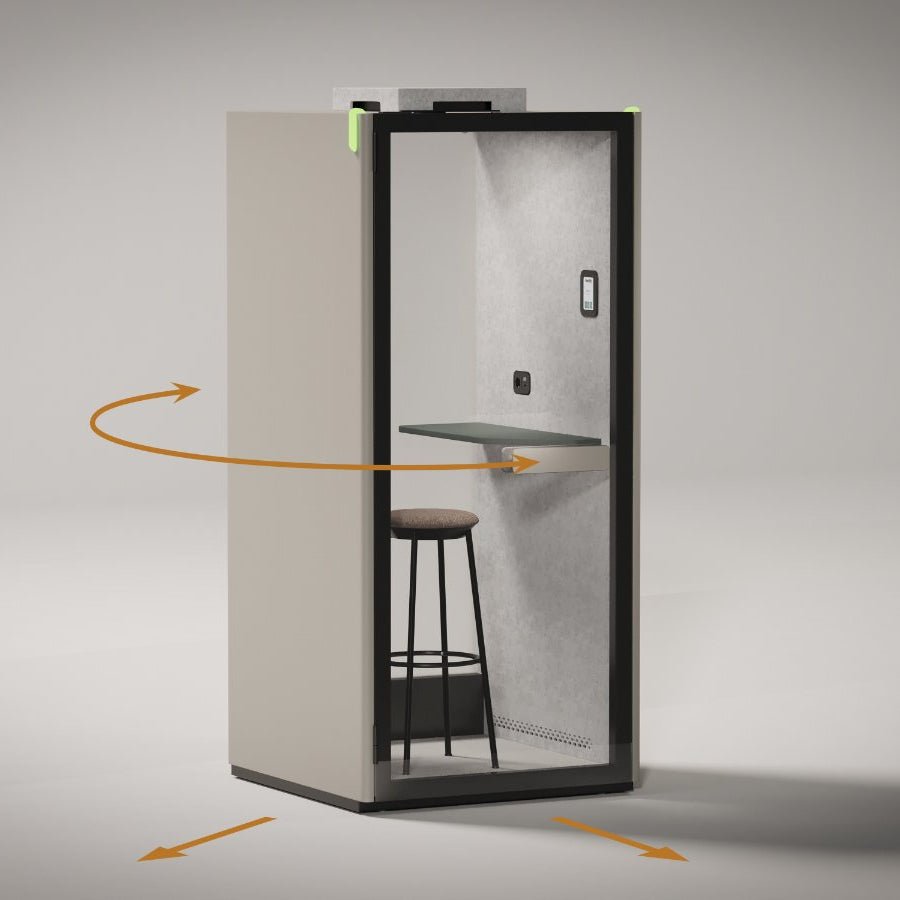 Spix Office Phone Booth by Nowy Styl 100cm W 100cm D 223cm H