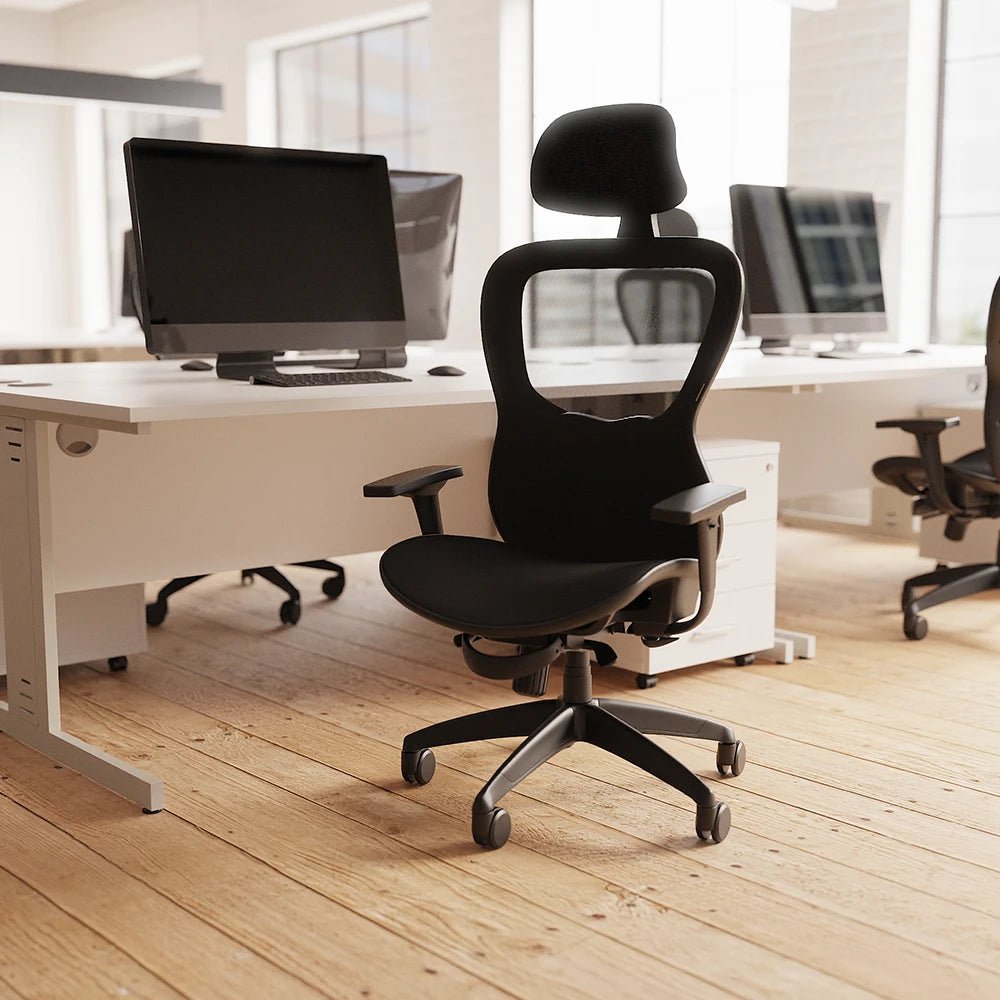 Stealth Shadow High Mesh Back Ergonomic Office chair  Posture with Arms