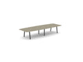 Switch Two Piece Curved Meeting Table, A - Leg - SKU: Complete Product: S - LEA - MTC40/14/AO/ANC, Components: Tops 2x: S - MTC2014/AO, Beams 4x: S - B1600/ANC, Legs: S - LM1000/ANC, S - LEA1000/ANCTHATSMYOFFICE
