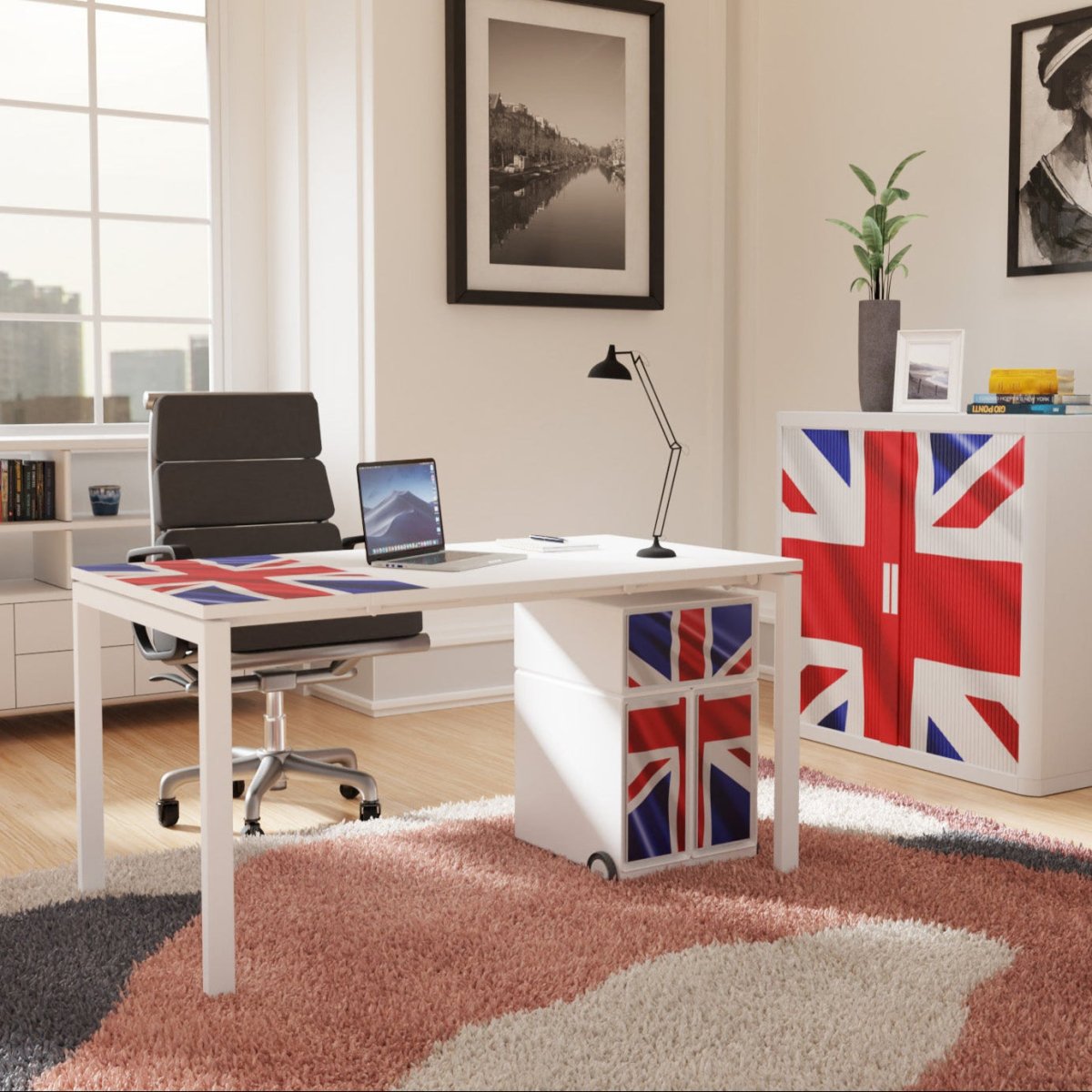 That’s My Office Furniture, 360 Degree View storage, desk, chair phone pod with delivery to your workspace