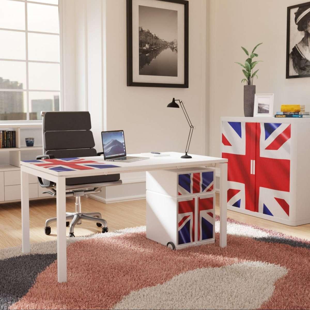 That’s My Office Furniture, 360 Degree View storage, desk, chair phone pod with delivery to your workspace