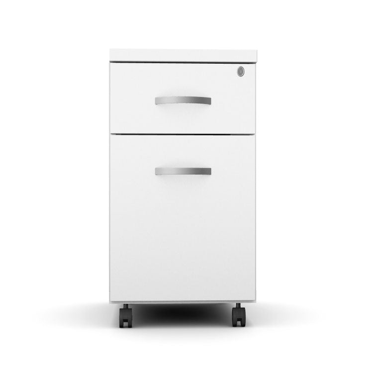 Kito Contract Mobile Ped 2 Drawer 60.2H x 32W x 50D KIT-SMP2C White