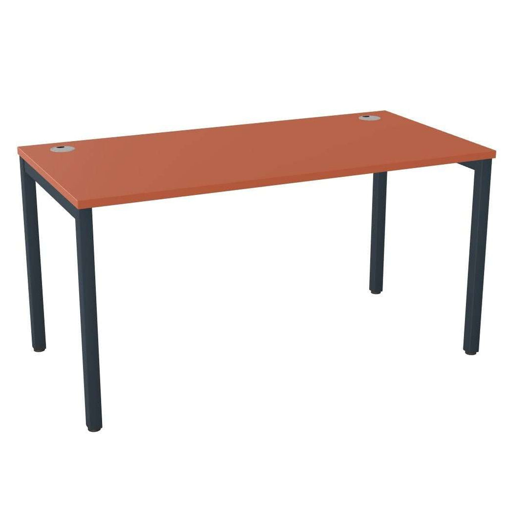 Bench Single Uni Desk 1 Person Open Leg Colourful Desks