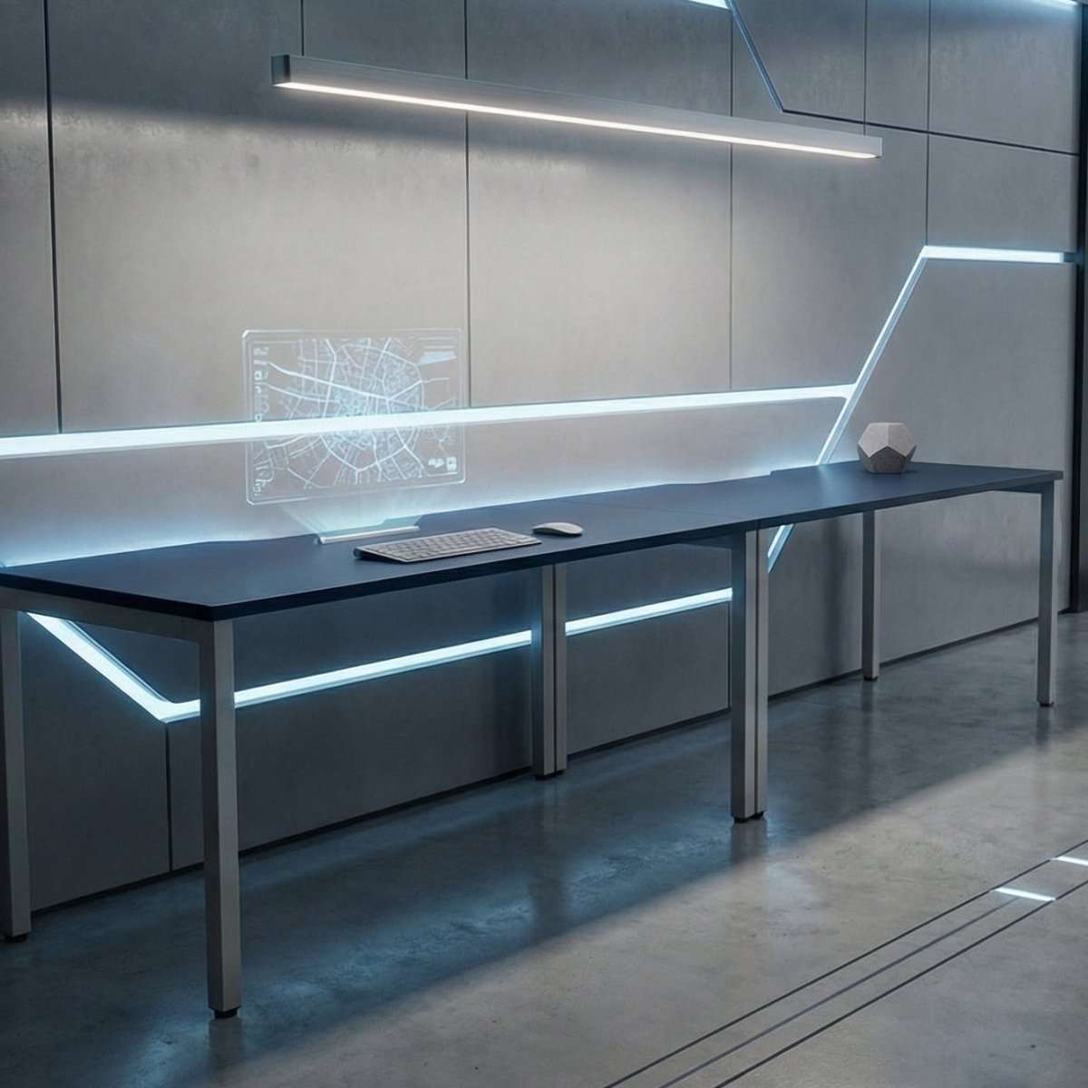Uni Bench Single Extension Desk 1 Person Open Leg Colourful DeskBench Desk