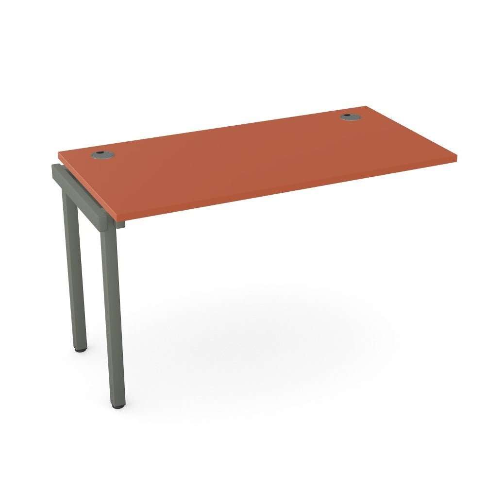 Bench Single Uni Extension Desk 1 Person Open Leg Colourful Desk