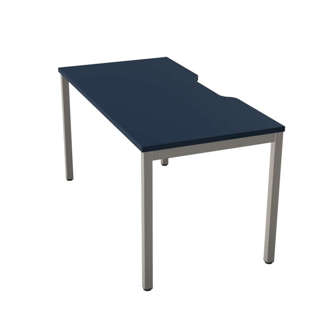 Bench Single Uni Desk 1 Person Open Leg Colourful Desks