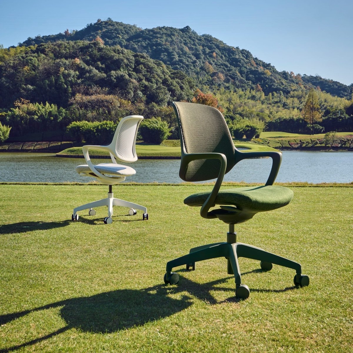 UX Operator or Meeting Office Chair Mesh Back Blue/Green/Black or White