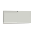 Sqart White SLiding door cabinet 160cm Wide by nowy styl