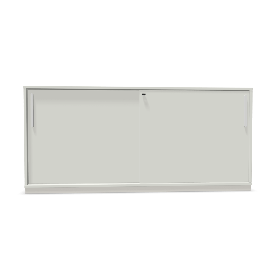 Sqart White SLiding door cabinet 160cm Wide by nowy styl