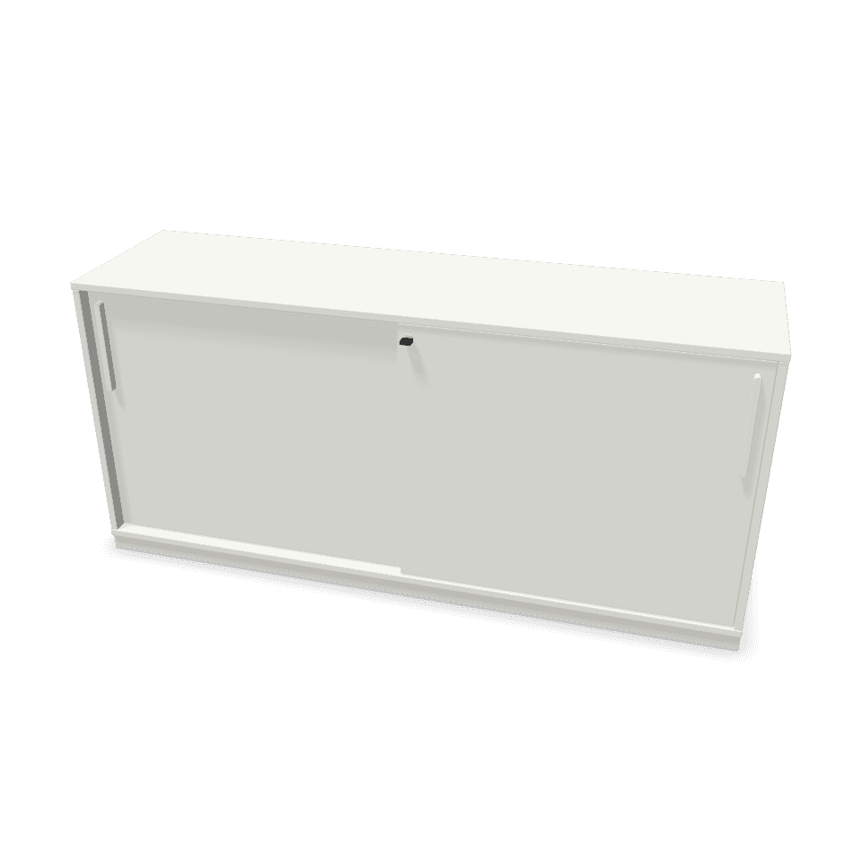 Sqart White SLiding door cabinet 160cm Wide by nowy styl