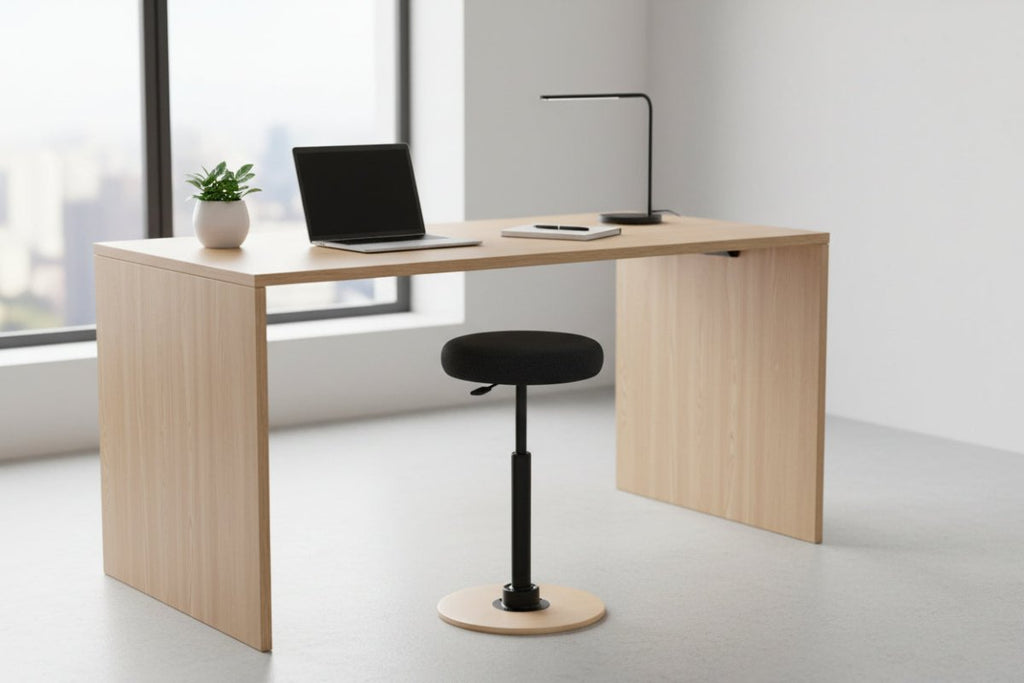 work space height adjuatable stool