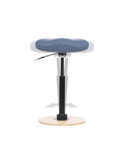 Wobble Stool for Height Adjustable & Sit Stand Desks Work160 Office ChairStool Sit Stand