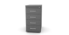 Wooden Desk High Pedestal Wuteh 4 Drawer 60cm/80cm Deep KO - CD 6Under Desk Pedestal Wooden