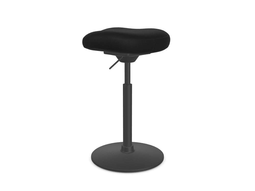 Work Stool Tilting Base - Office Chair - SKU: WORK - 160/E001, Fabric: E001