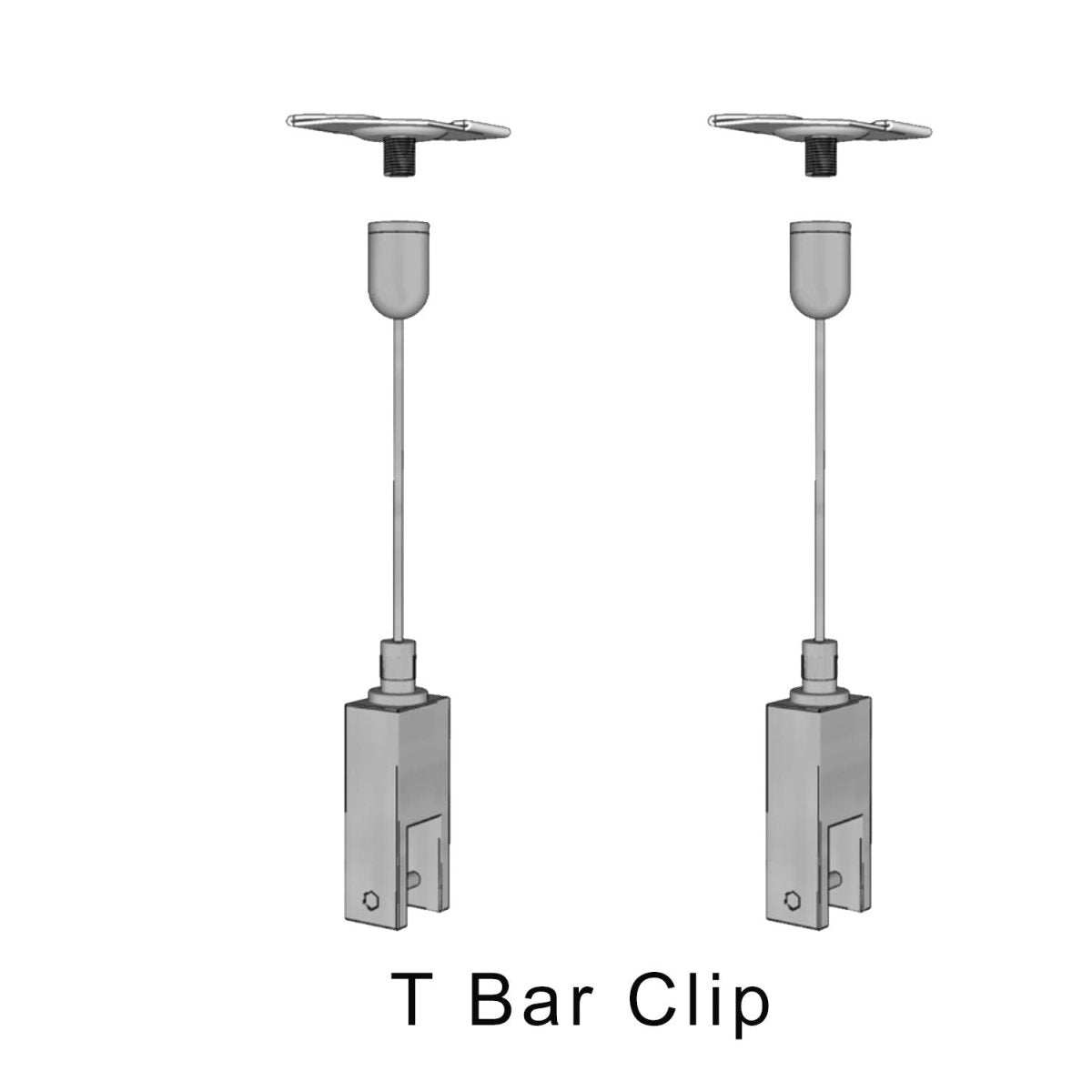 T bar hanging brackets