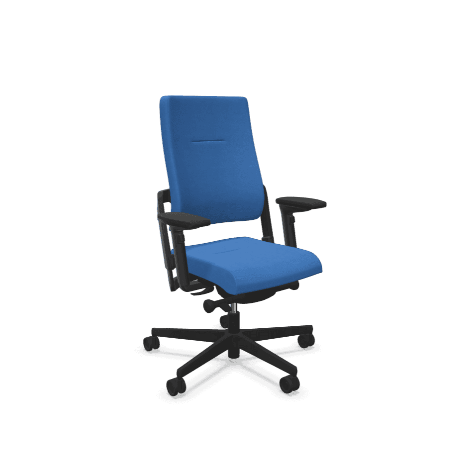 Xilium Swivel Chair  Upholstered Back by Nowy Style