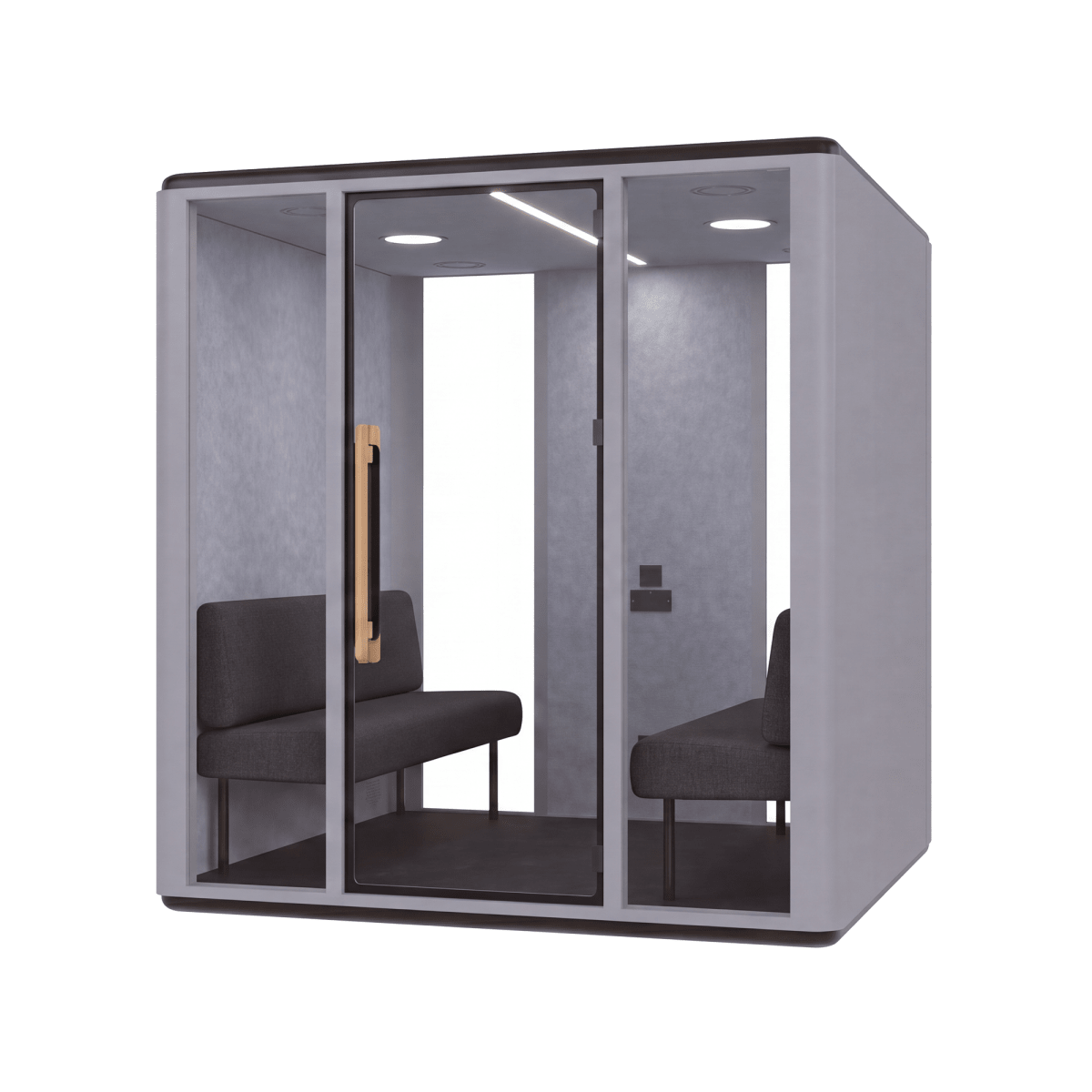 The Zeno 4-Person Pod extends the Zeno family into a larger, shared environment that accommodates up to four people with ease