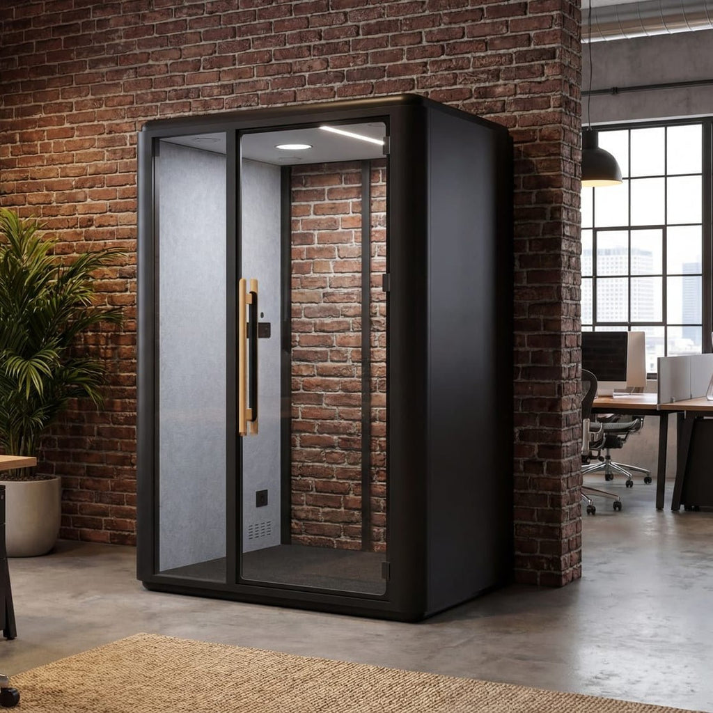 Zeno Hybrid Phone Booth Acoustic Office POD Room 157.5cm W 128cm D
