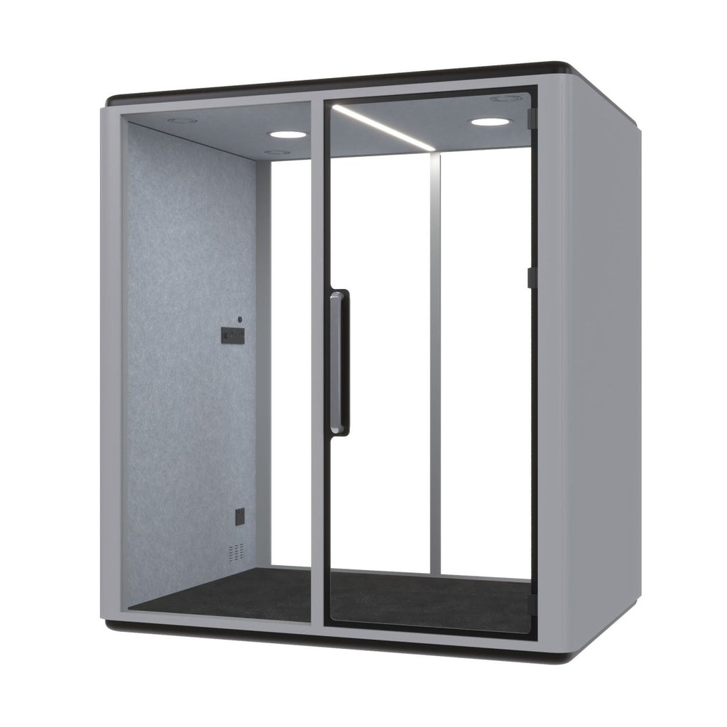Zeno Hybrid Plus Phone Booth Acoustic Office POD Room 195cm W 128cm D