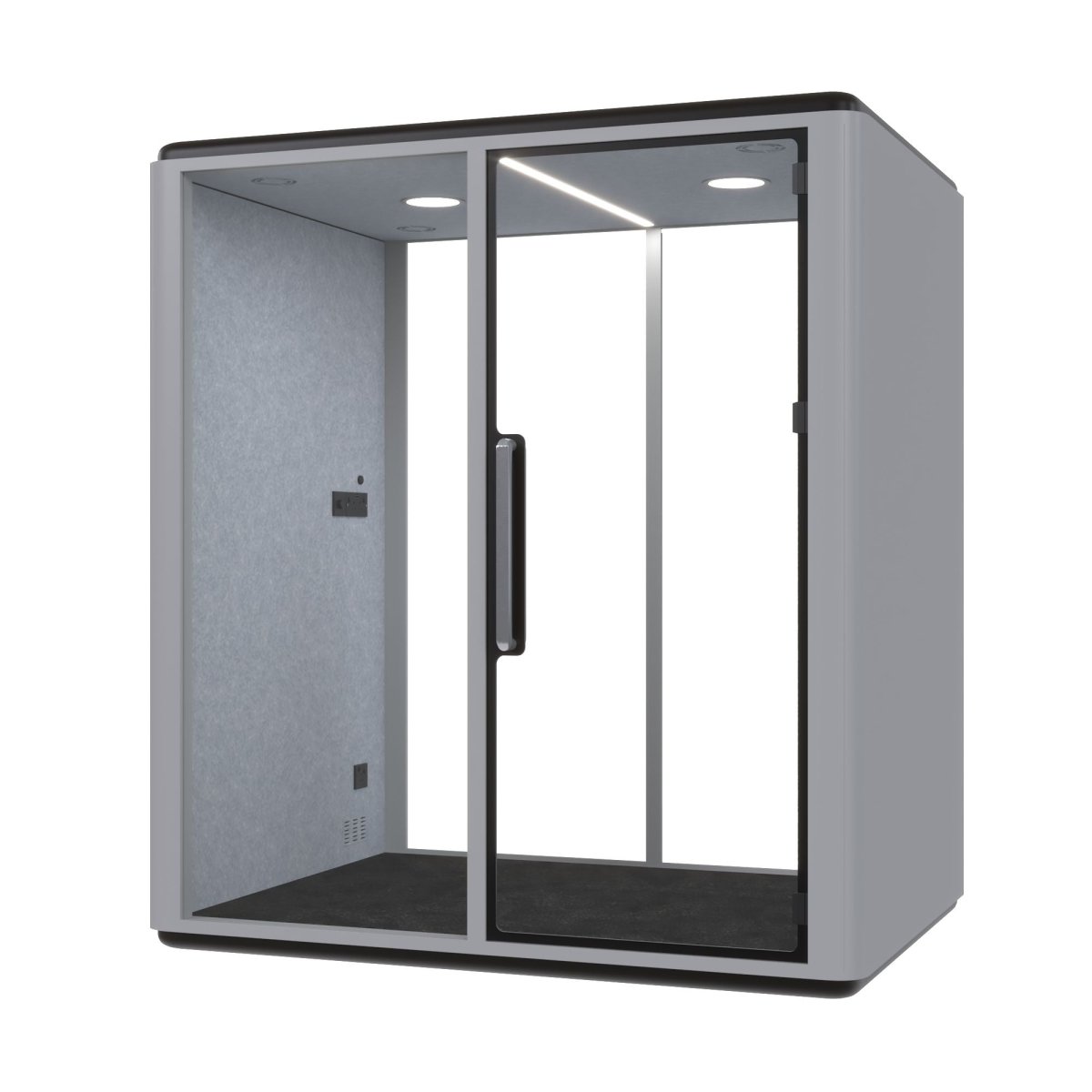 Zeno Hybrid Plus Phone Booth Acoustic Office POD Room 195cm W 128cm D
