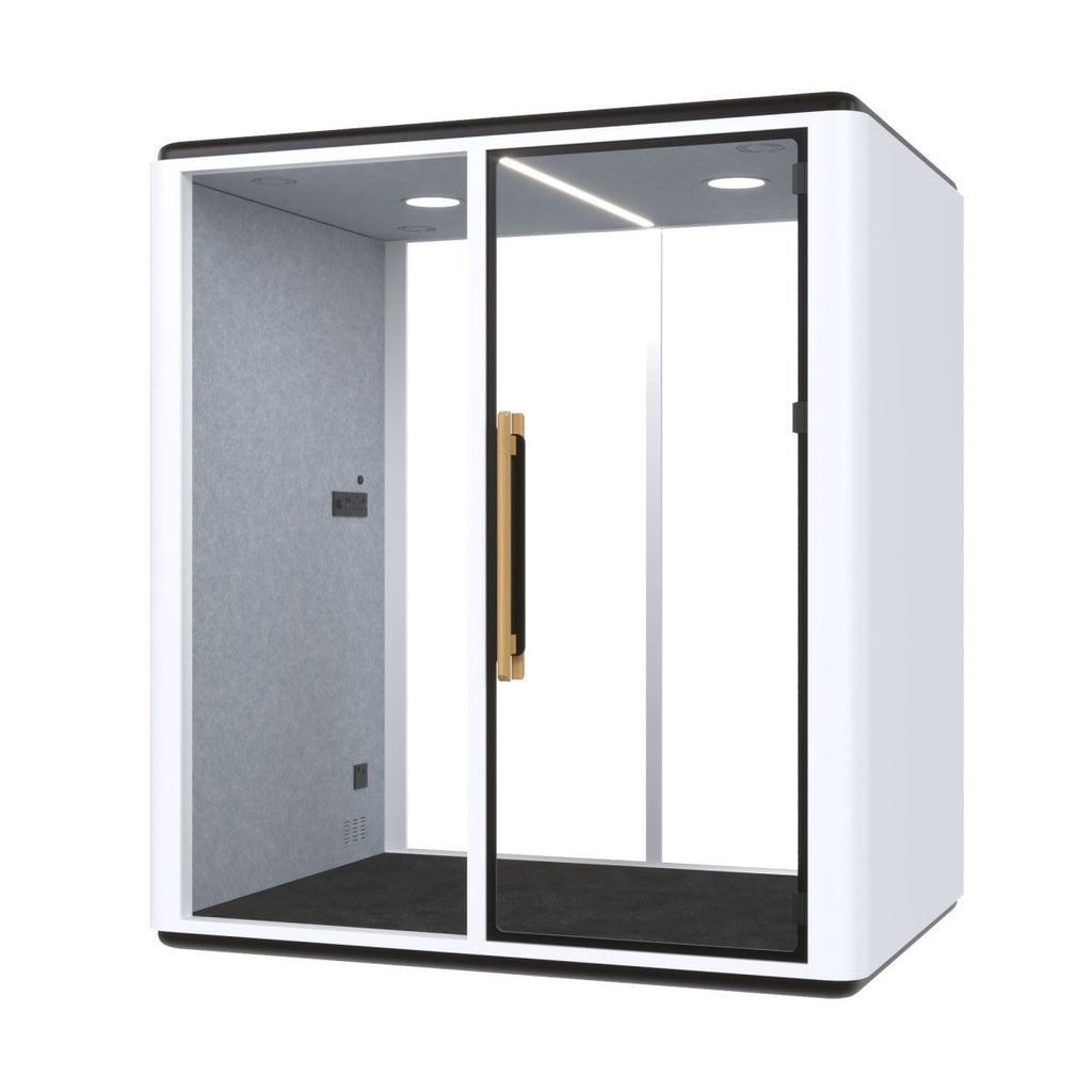 Zeno Hybrid Plus Phone Booth Acoustic Office POD Room 195cm W 128cm D
