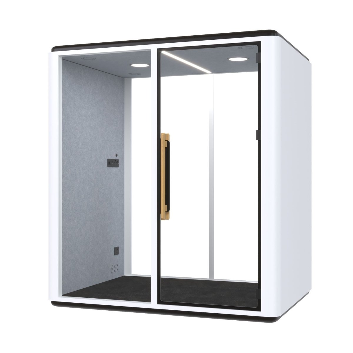 Zeno Hybrid Plus Phone Booth Acoustic Office POD Room 195cm W 128cm D