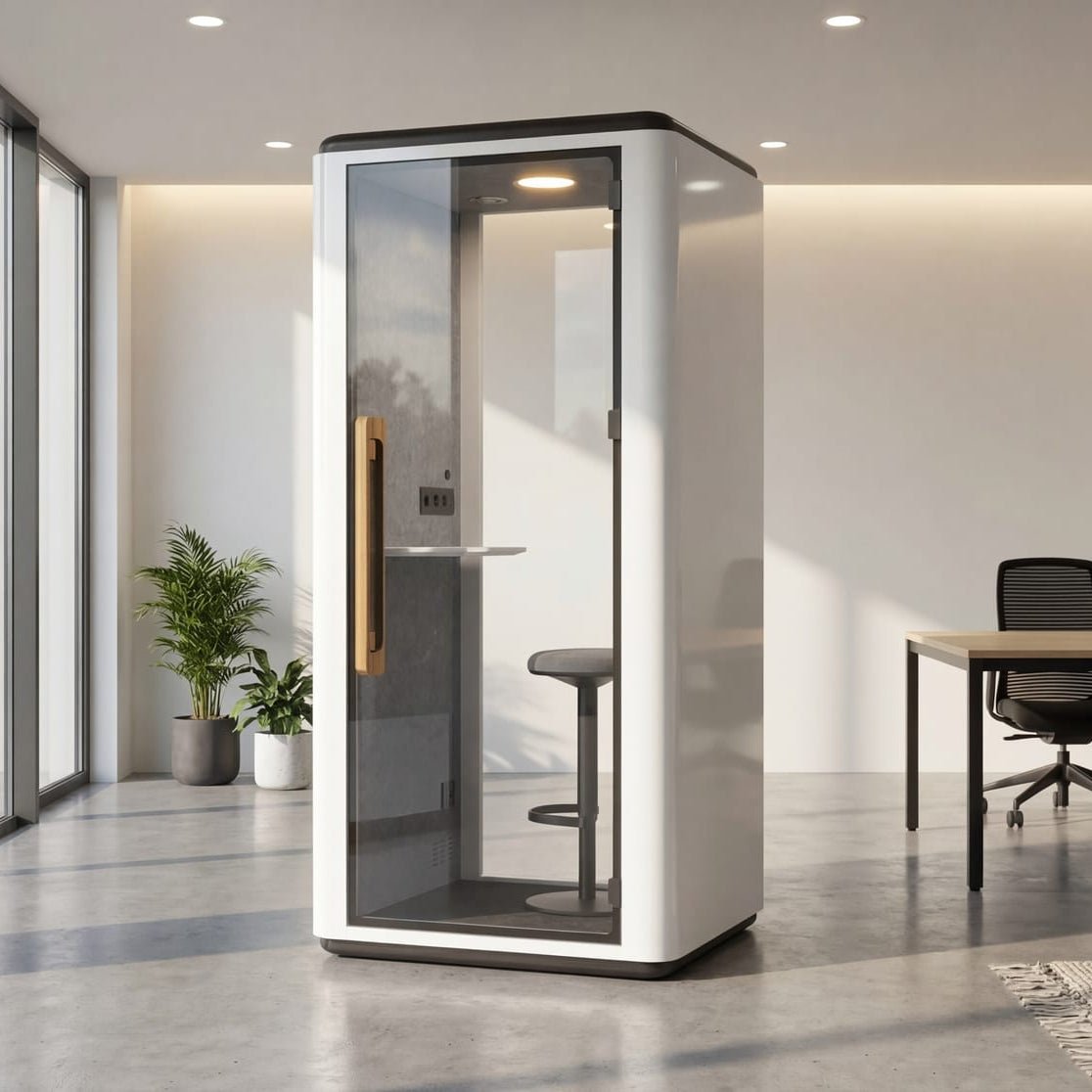 Zeno Phone Booth Acoustic Office POD Room 107.5cm W 99cm D