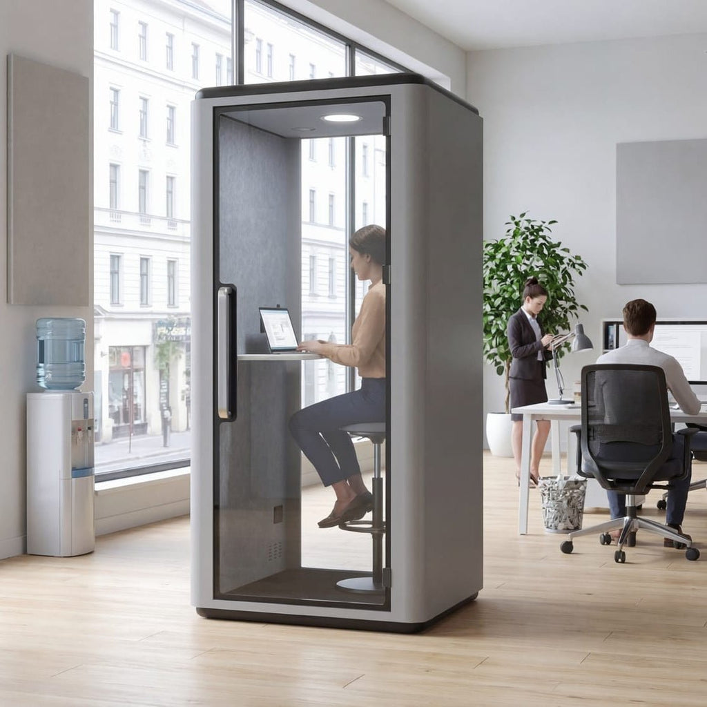 Zeno Phone Booth Acoustic Office POD Room 107.5cm W 99cm D