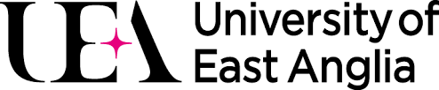 Logo of the University of East Anglia with a stylized 'UA' and text.