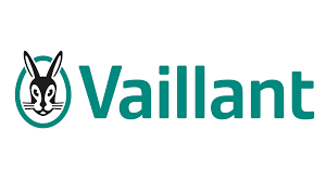 Vaillant logo with a green rabbit character on a white background