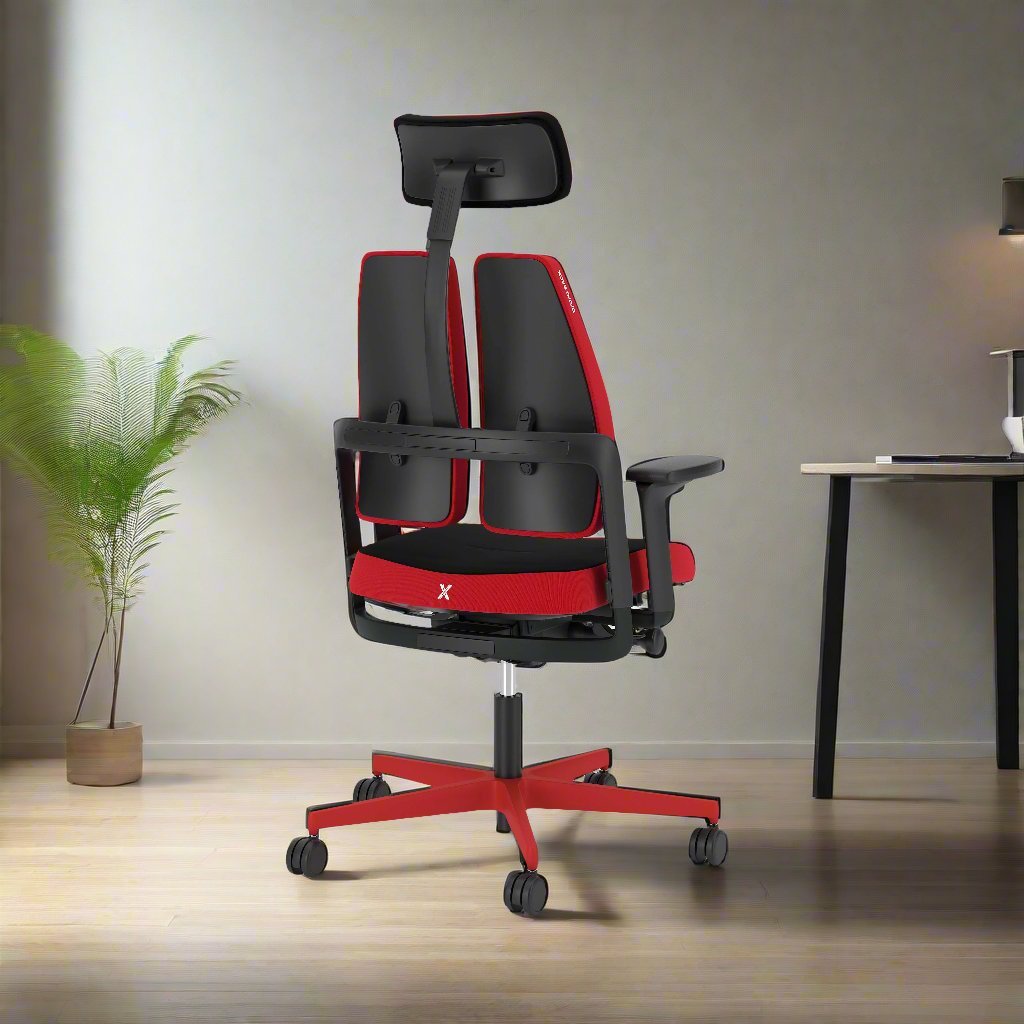 Xilium G swivel chair, red edition Nowy STylThat’s My Office Furniture, 360 Degree View storage, desk, chair