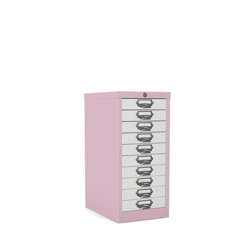 10 Drawer Locking Multidrawer by Silverline MDUR10LK 1 Office Furniture