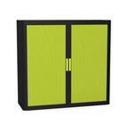 Office Cupboard Tambour Low 100cm Sliding Door Cabinet Create Colour Combinations  Anthracite Anthracite