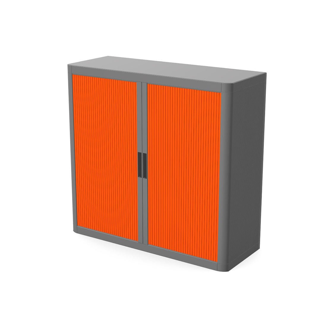 Office Cupboard Tambour Tall 200cm Sliding Door Cabinet Create Colour Combinations  Black Red