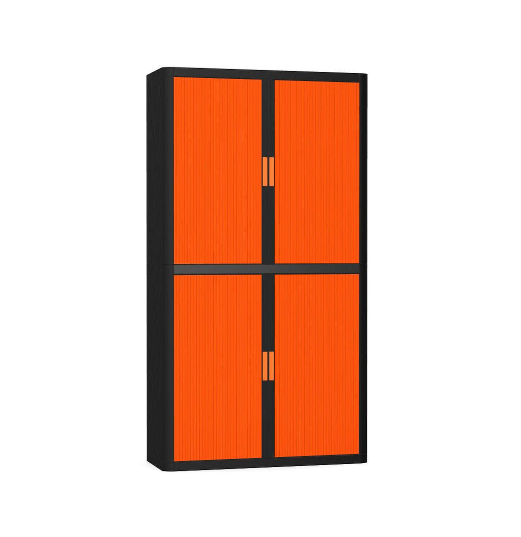 Colour Tambour Cupboard 200cm H with 4 shelves EOTAM2M TallPicture Tambour Cupboard