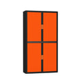 Colour Tambour Cupboard 200cm H with 4 shelves EOTAM2M TallPicture Tambour Cupboard