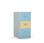Budget 3 Drawer Filing Cabinet 360° View & AR Silverline Kontrax FCEC3F 1 Office Furniture