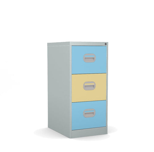 Budget 3 Drawer Filing Cabinet 360° View & AR Silverline Kontrax FCEC3F 1 Office Furniture