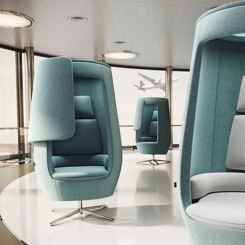 Office  Al11 hush closed PODSThat’s My Office Furniture, 360 Degree View storage, desk, chair