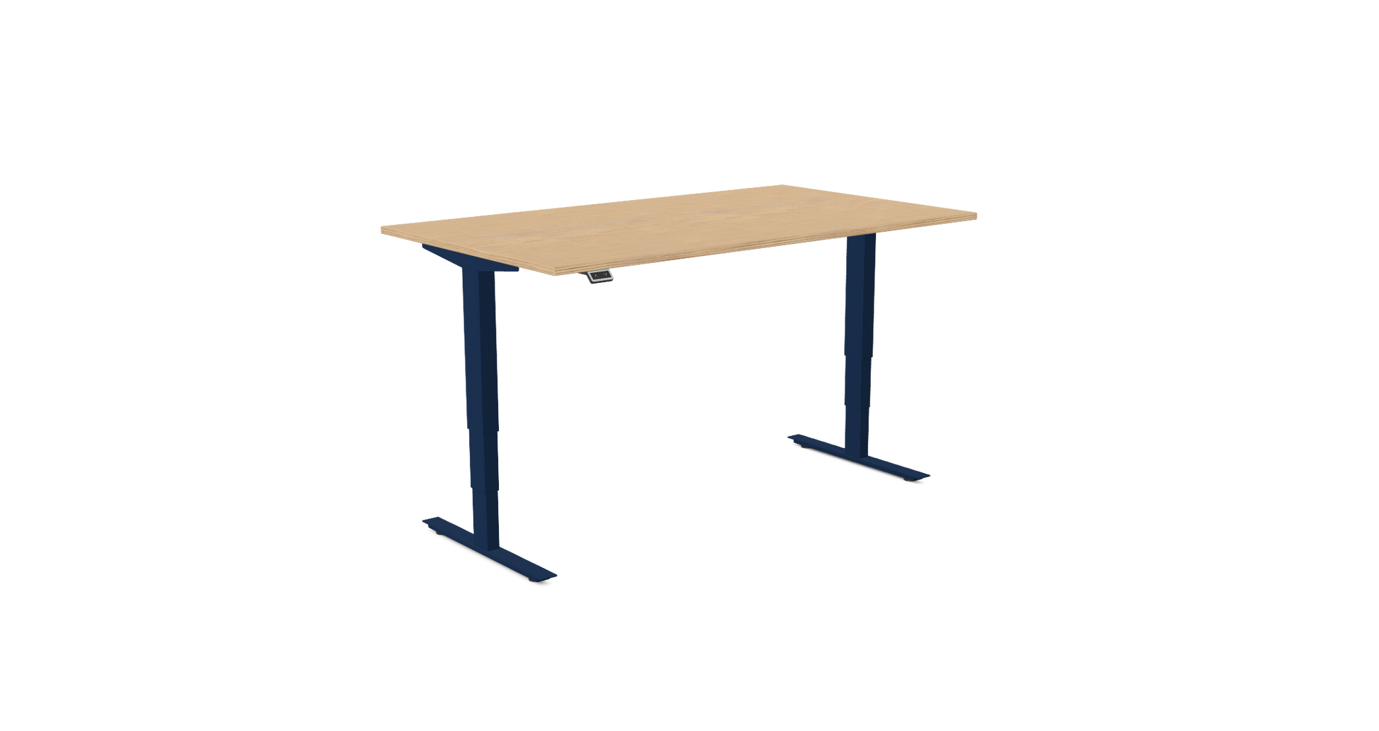 Lavoro Standing Desk Height Adjustable  | BADV16080-Sherman Oak