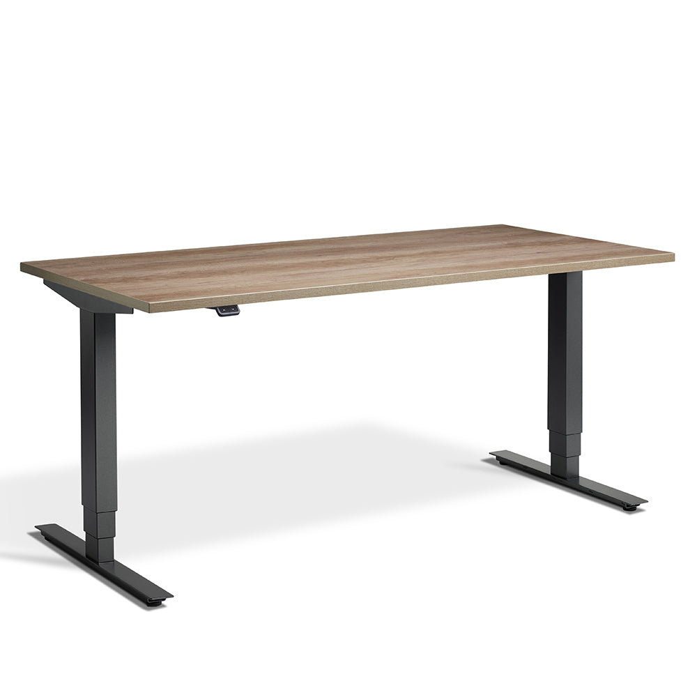 Lavoro Standing Desk Height Adjustable  | BADV14080-White Ply Edge