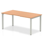 Office furniture evolve-plus-single-starter-desk Dynamic  Oak 120  Wide Silver Wide