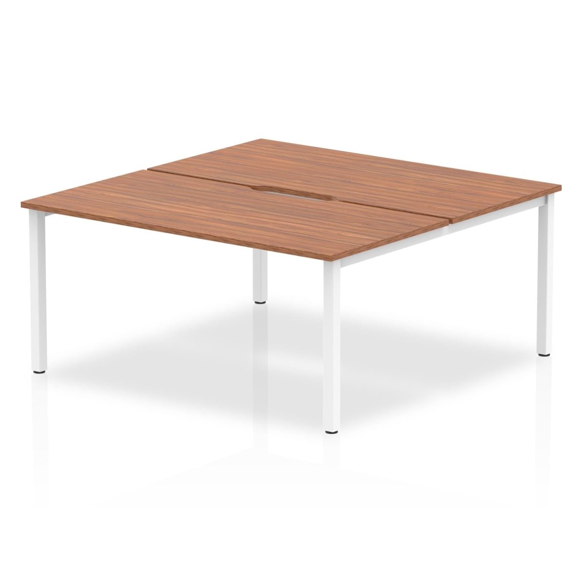 Office furniture evolve-plus-b2b-desk-2-person Dynamic  Walnut 160 Wide