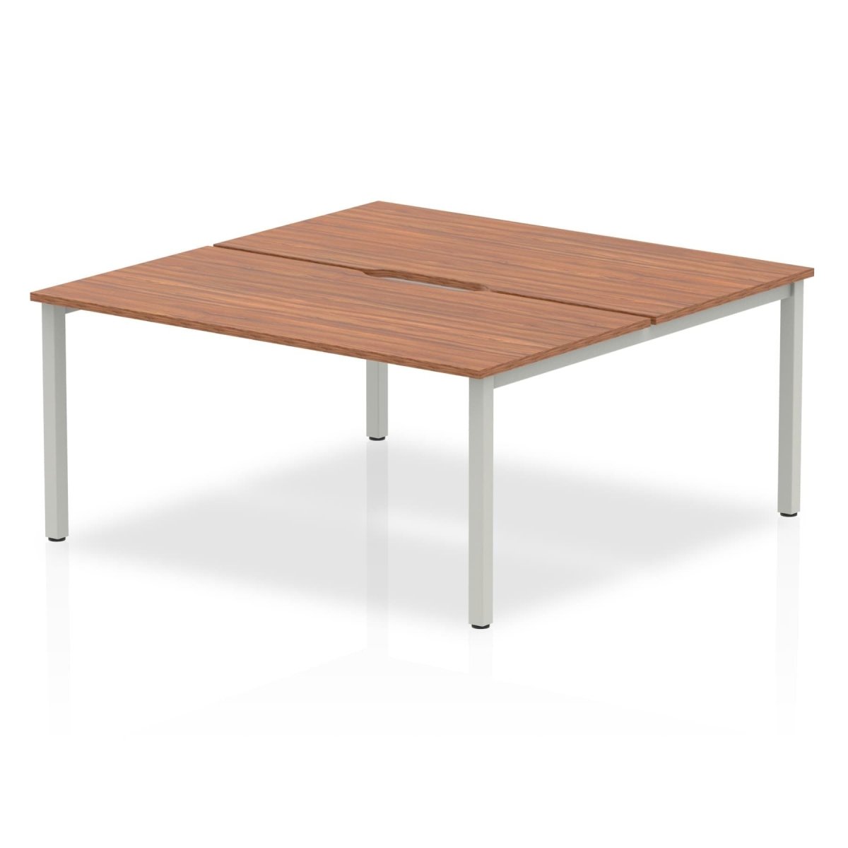 Office furniture evolve-plus-b2b-desk-2-person Dynamic  Walnut 160 Wide