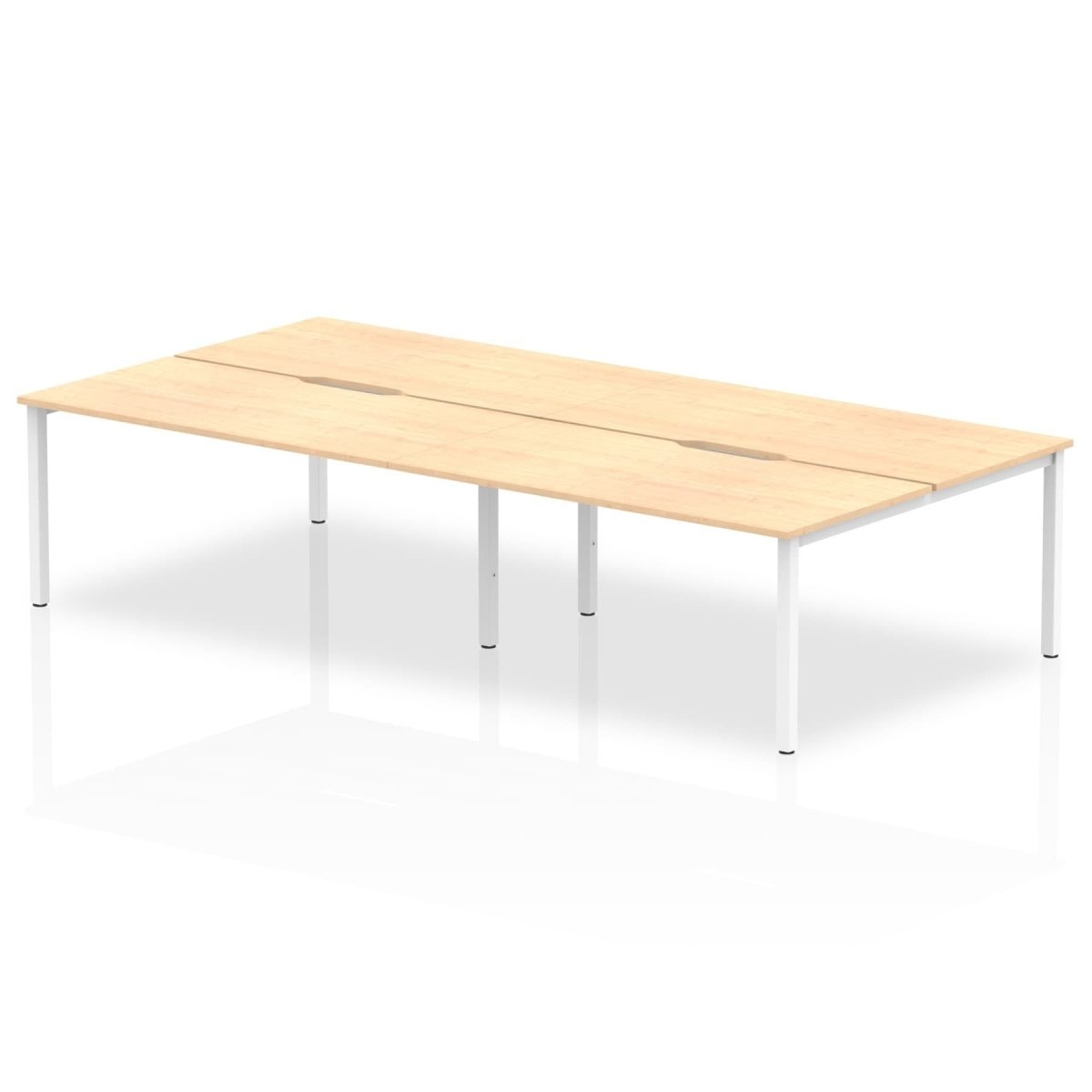 Office furniture evolve-plus-b2b-desk-4-person Dynamic  Maple 160 Wide