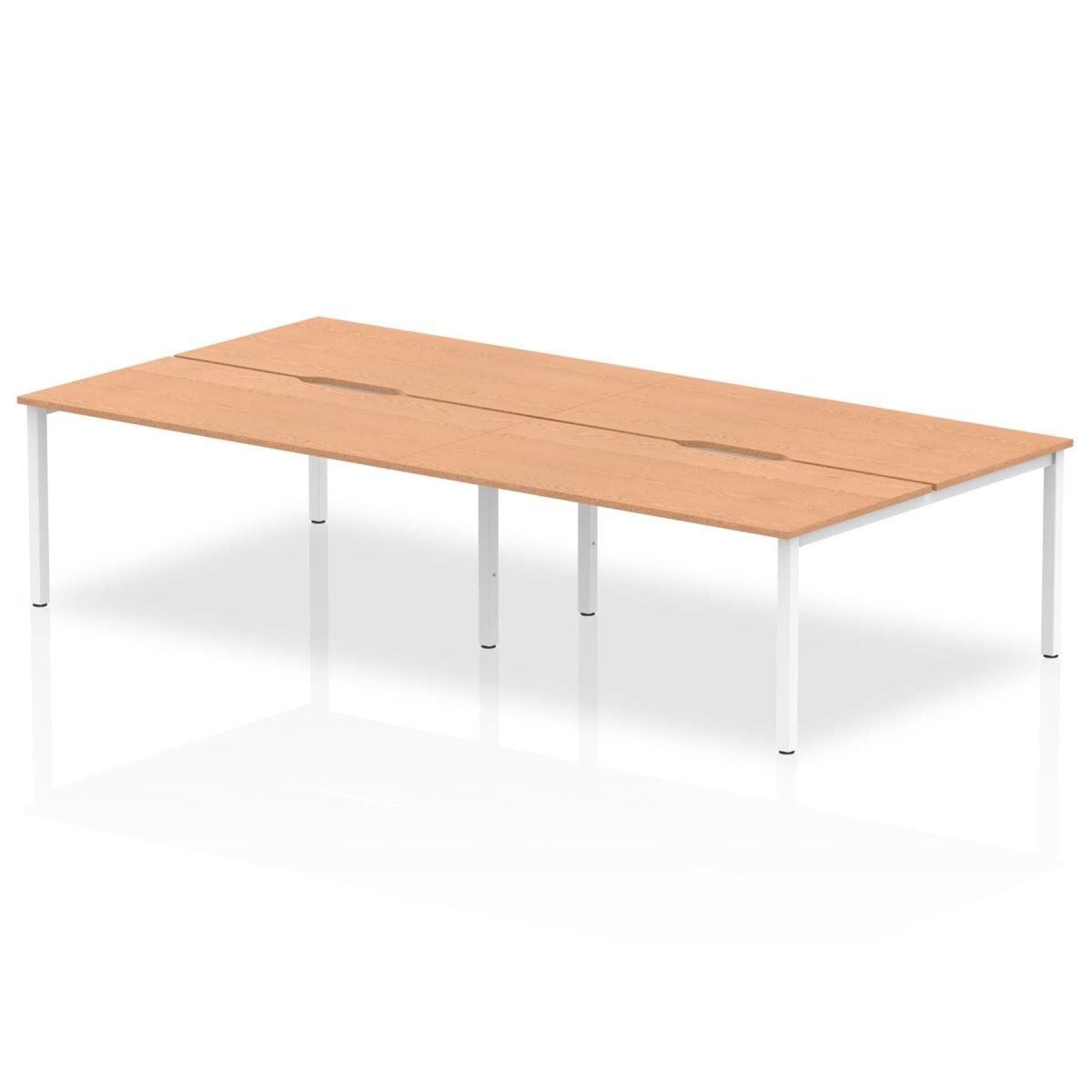 Office furniture evolve-plus-b2b-desk-4-person Dynamic  Oak 160 Wide