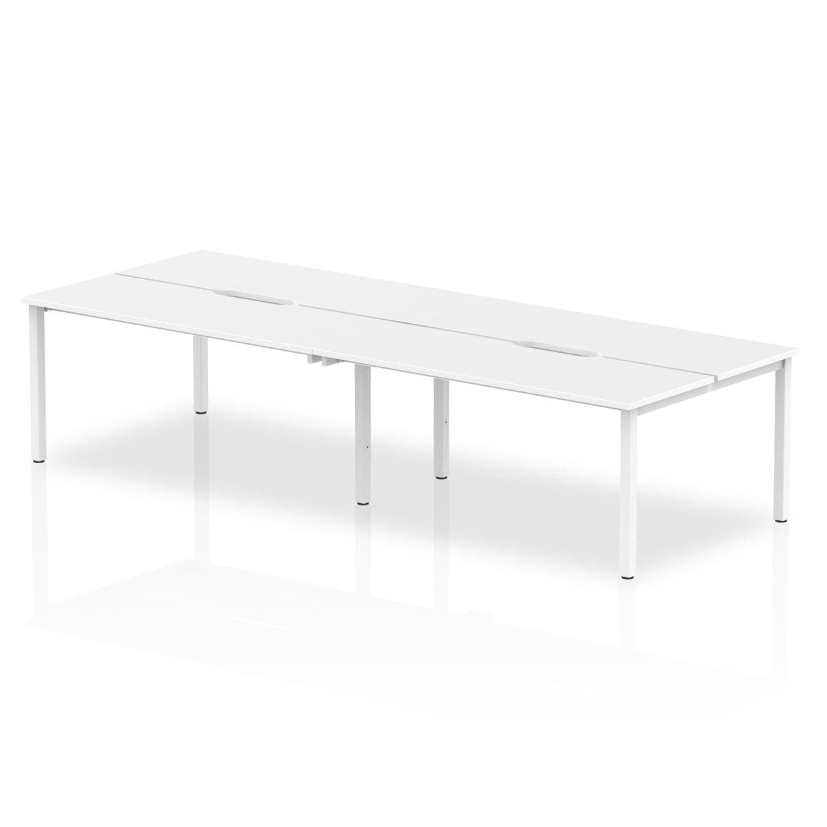 Office furniture evolve-plus-b2b-desk-4-person Dynamic  White 140 Wide