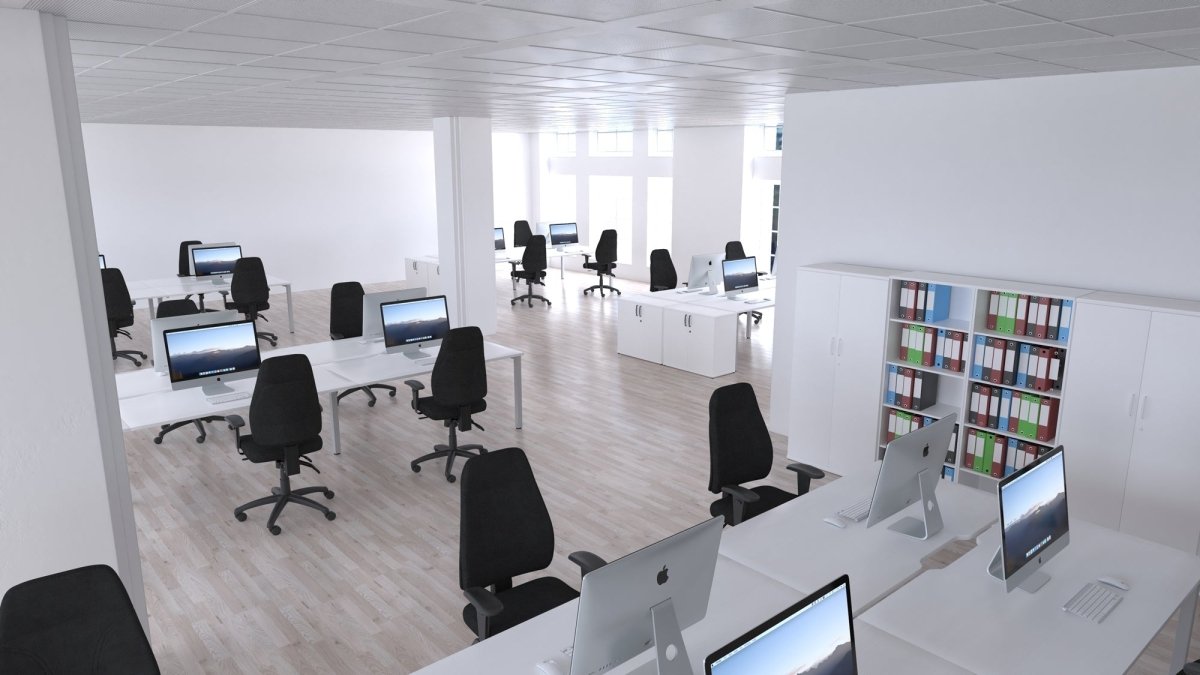 Office furniture evolve-plus-b2b-desk-4-person Dynamic   0 Wide