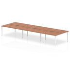 Office furniture evolve-plus-b2b-desk-6-person Dynamic  White White  120 Wide